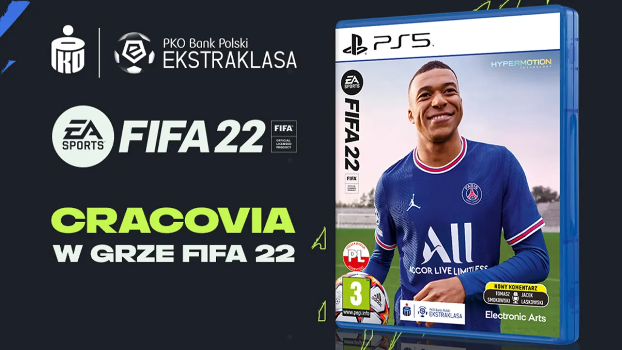 PKO Bank Polski Ekstraklasa w grze EA Sports FIFA 22