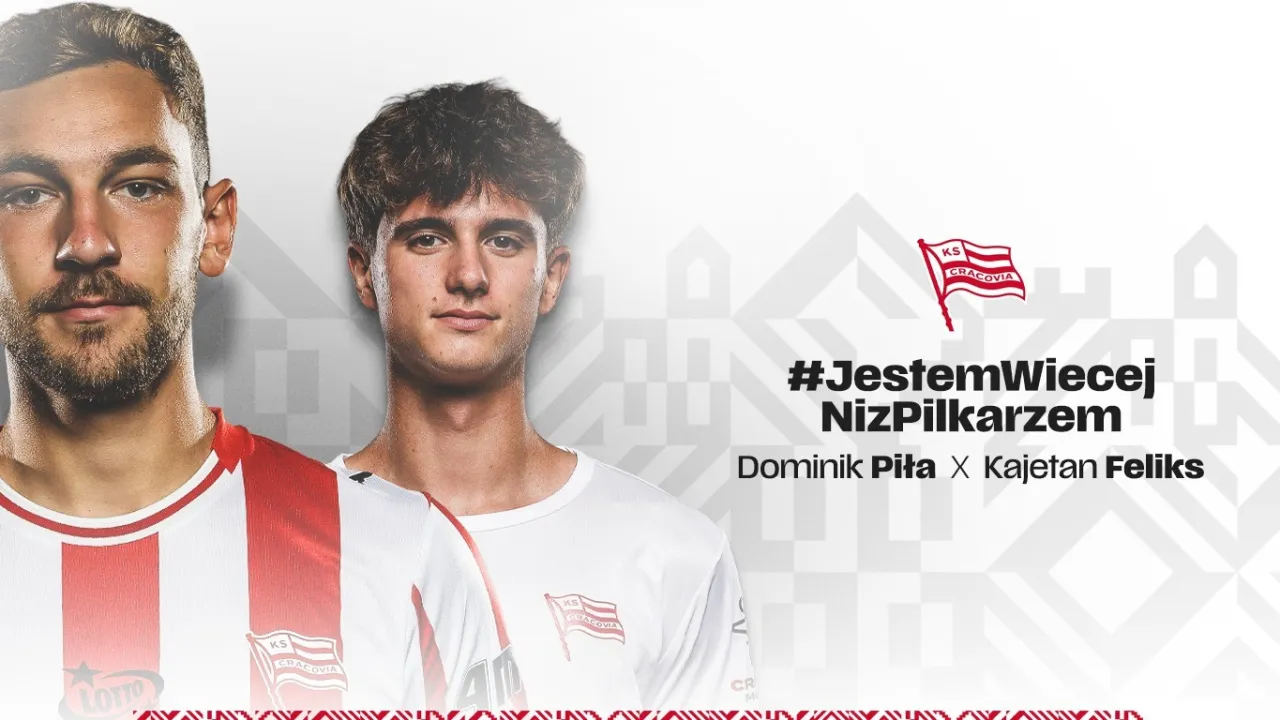 #JestemWiecejNizPilkarzem Dominik Piła i Kajetan Feliks wspierają zdrowie psychiczne