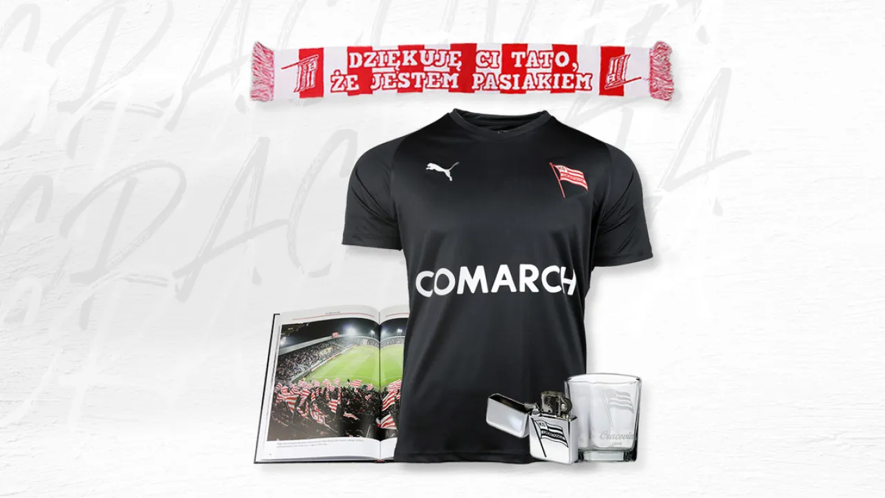 We wtorek Dzień Ojca - wyjątkowa oferta Oficjalnego Sklepu Cracovii już dostępna!