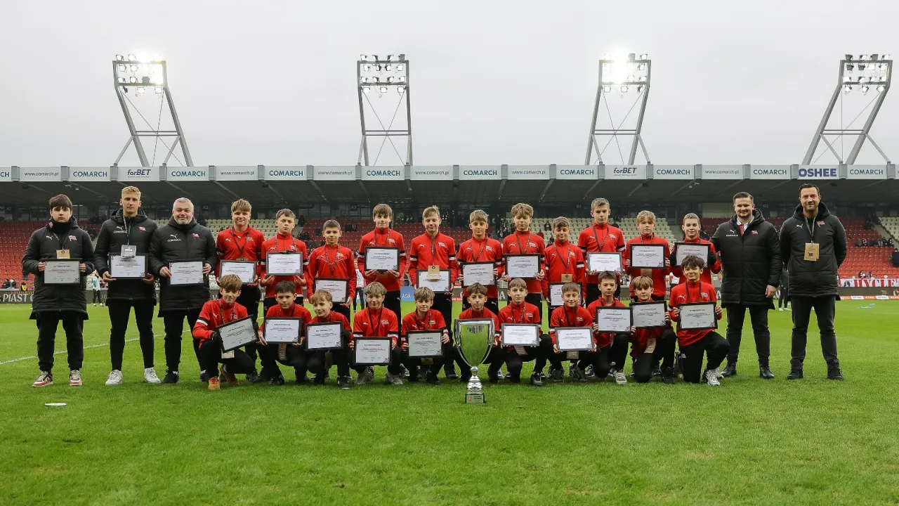 Wyróżnienie drużyny U13 za tytuł Młodzieżowych Mistrzów Polski
