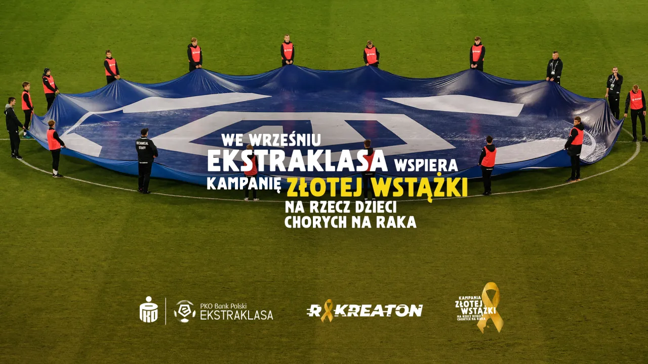 PKO Bank Polski Ekstraklasa dołącza do Kampanii Złotej Wstążki
