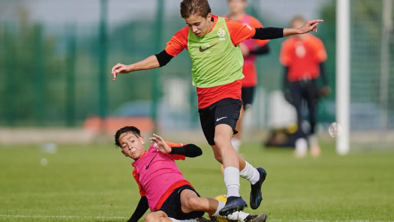 Filip Kwiecień wziął udział w Jesiennej Akademii Młodych Orłów