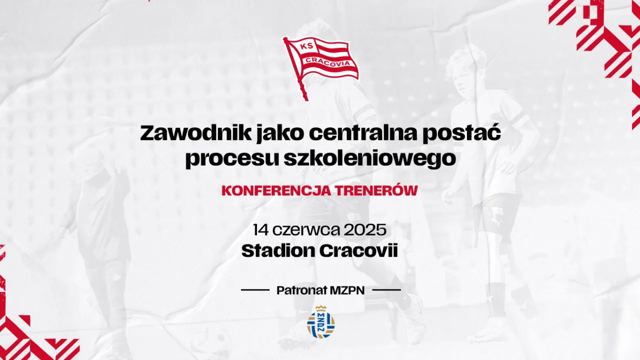 Cracovia Coaching - już 14 czerwca konferencja trenerów na Stadionie Cracovii