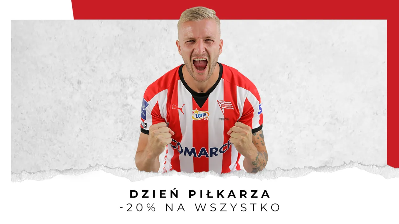 Specjalna promocja na Dzień Piłkarza 2021 w Oficjalnym Sklepie Cracovii!