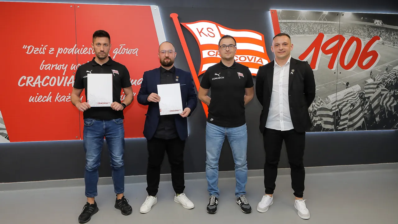 Bogusław Kuraś odwiedził Miejski Klub Sportowy Pogoń Miechów