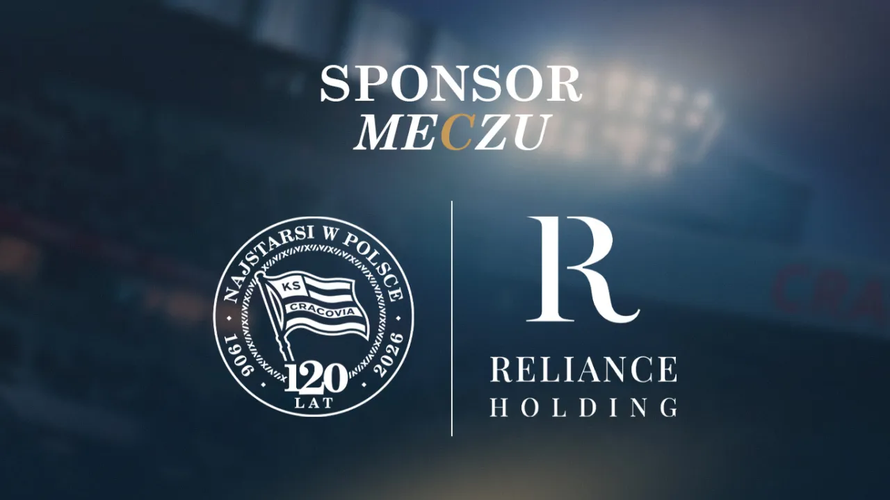 Reliance Holding sponsorem meczu Cracovia - Jagiellonia Białystok