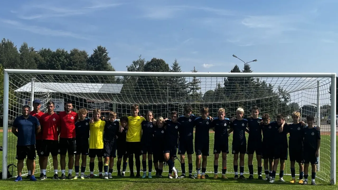 Igor Szwajdych z golem dla kadry Małopolski