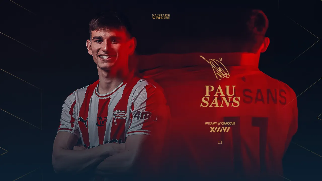Pau Sans piłkarzem Cracovii