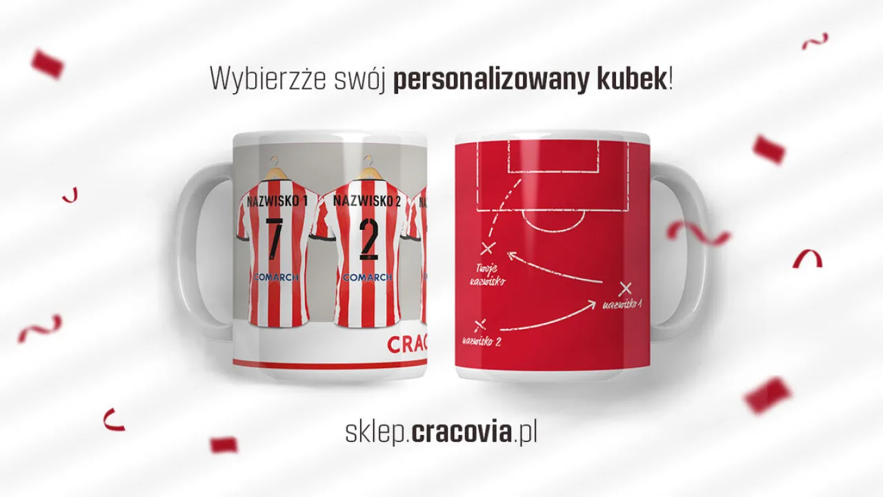 Personalizowane kubki wciąż dostępne w Oficjalnym Sklepie Cracovii!