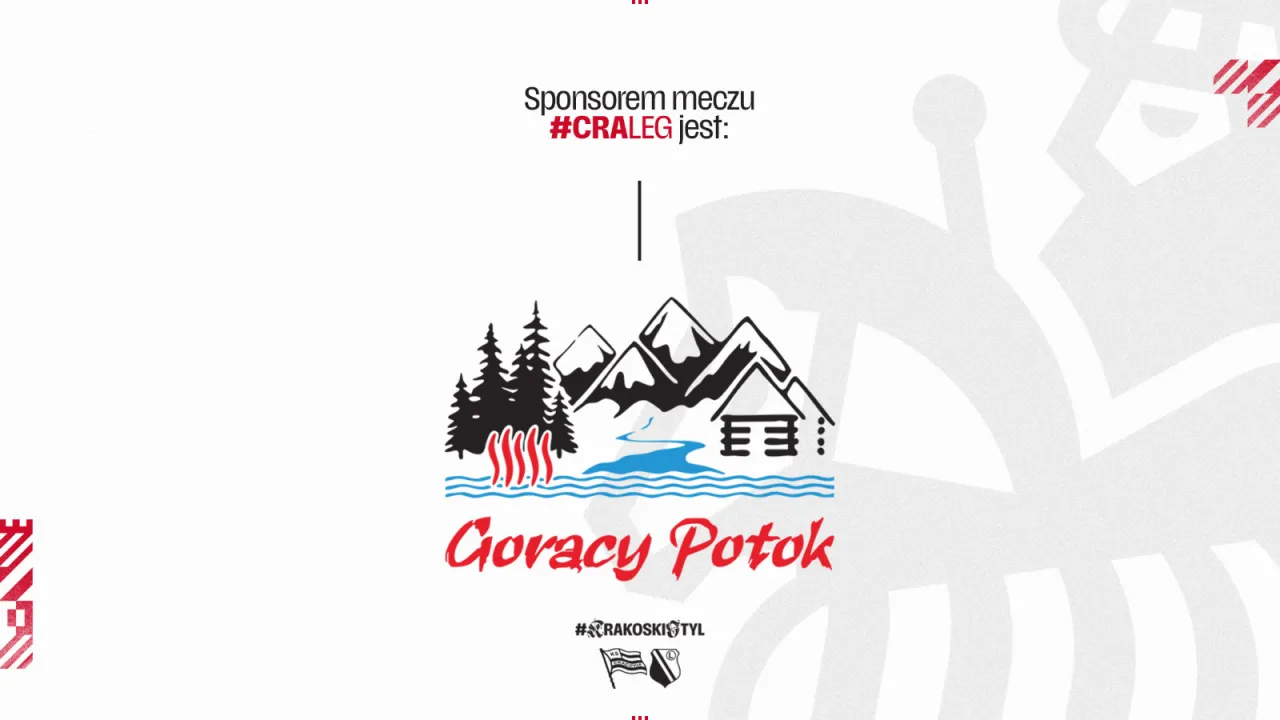 Gorący Potok sponsorem meczu Cracovia – Legia Warszawa