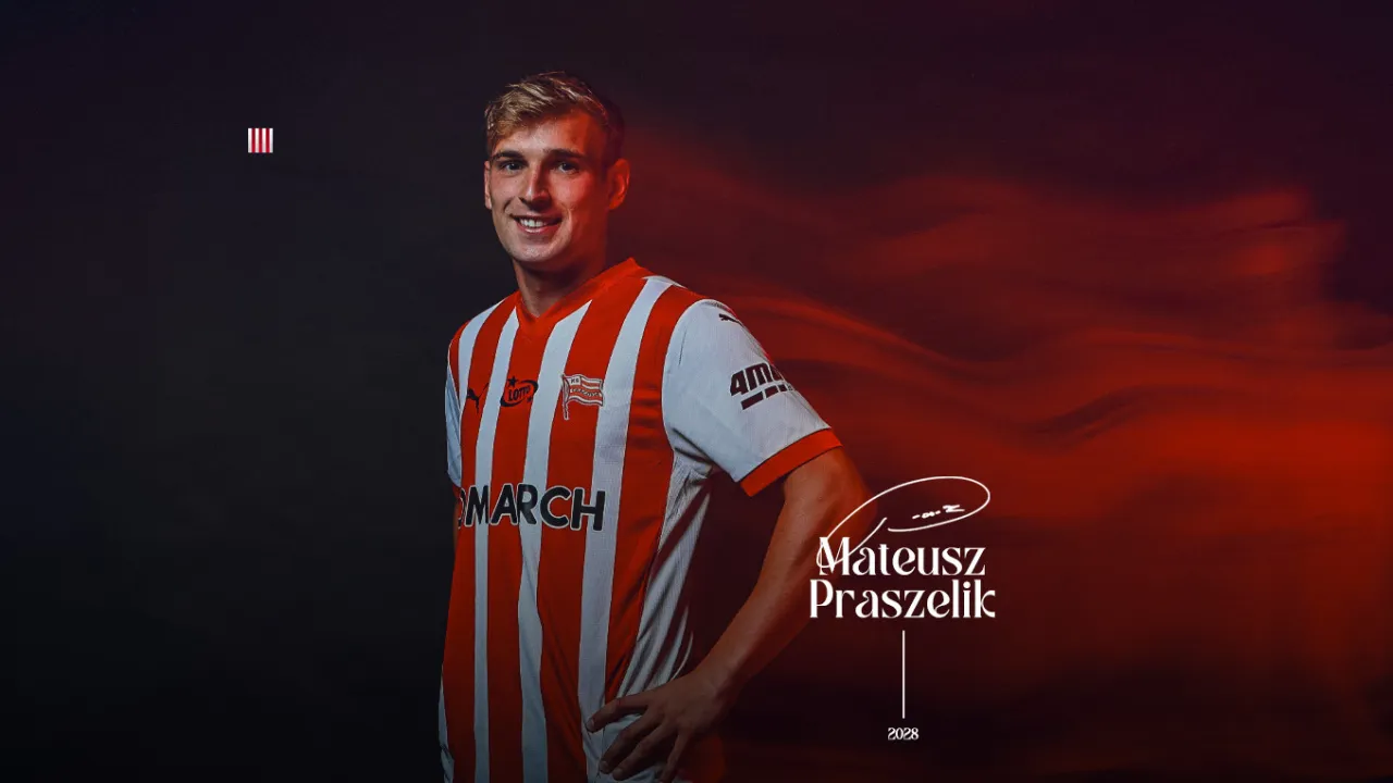 Mateusz Praszelik piłkarzem Cracovii