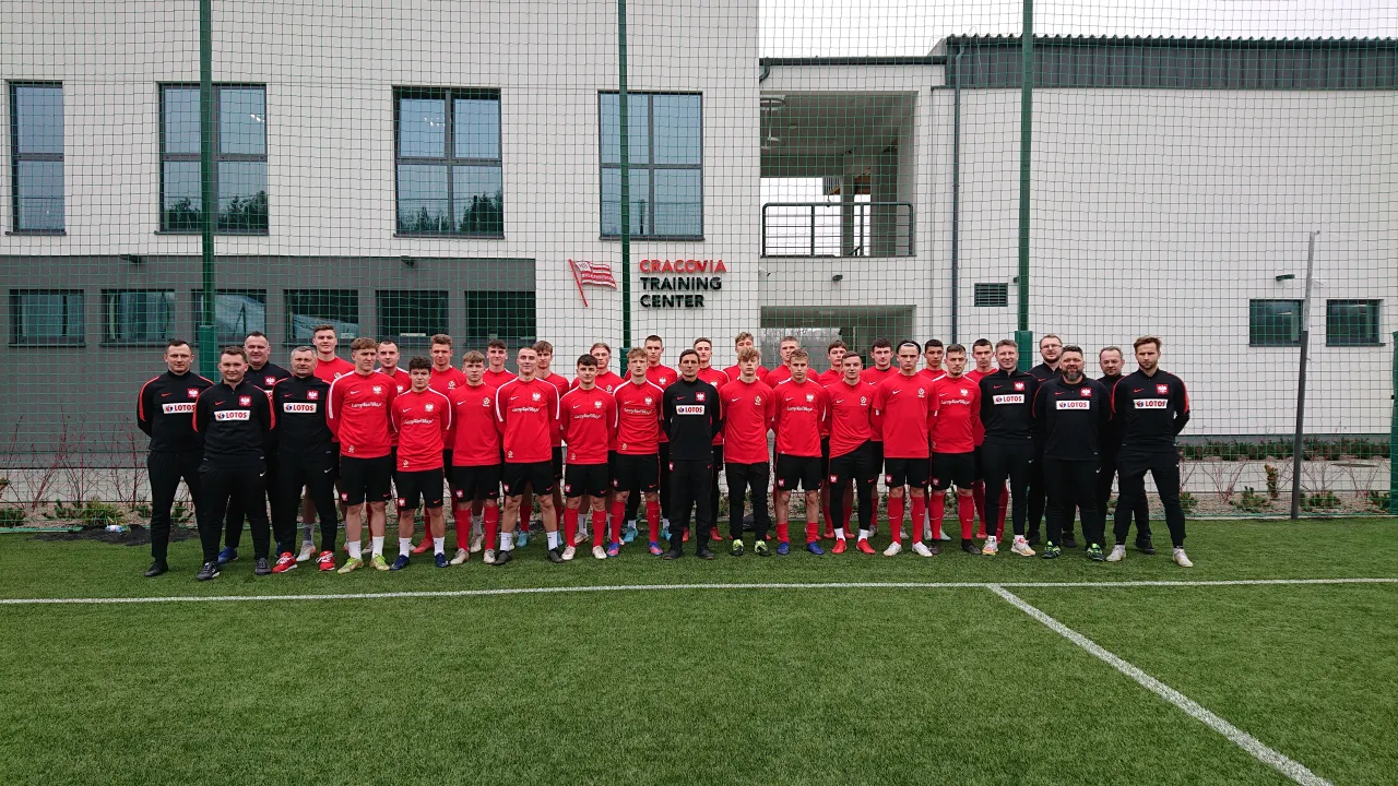 Kadra Polski U-18 w Cracovia Training Center