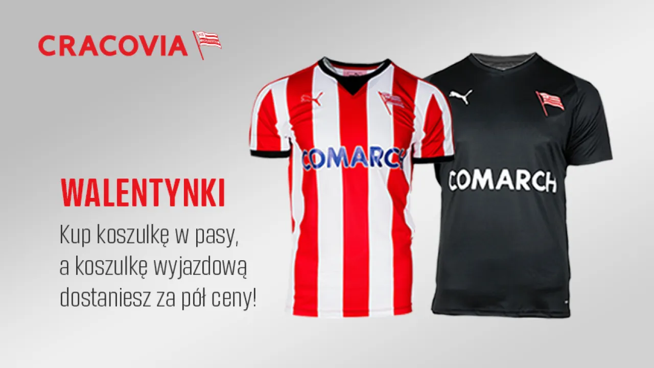 Pasiaste Walentynki od jutra w Oficjalnym Sklepie Cracovii!