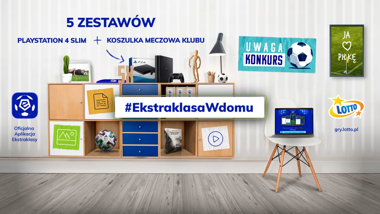 #EkstraklasawDomu: pokaż, jak tęsknisz za rozgrywkami i zdobądź nagrody!