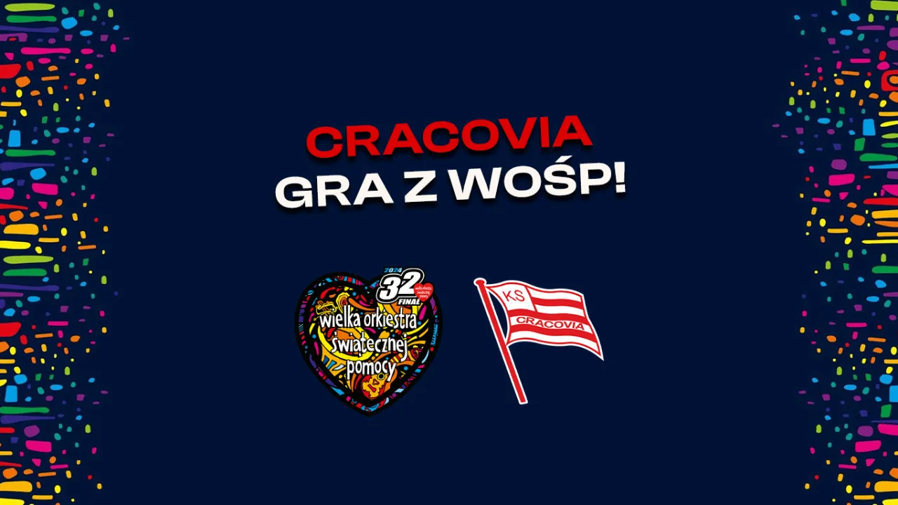 Cracovia znów gra razem z WOŚP!