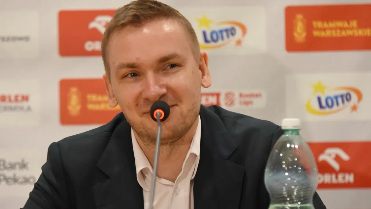 Konferencja po meczu Legia - Miasto Szkła