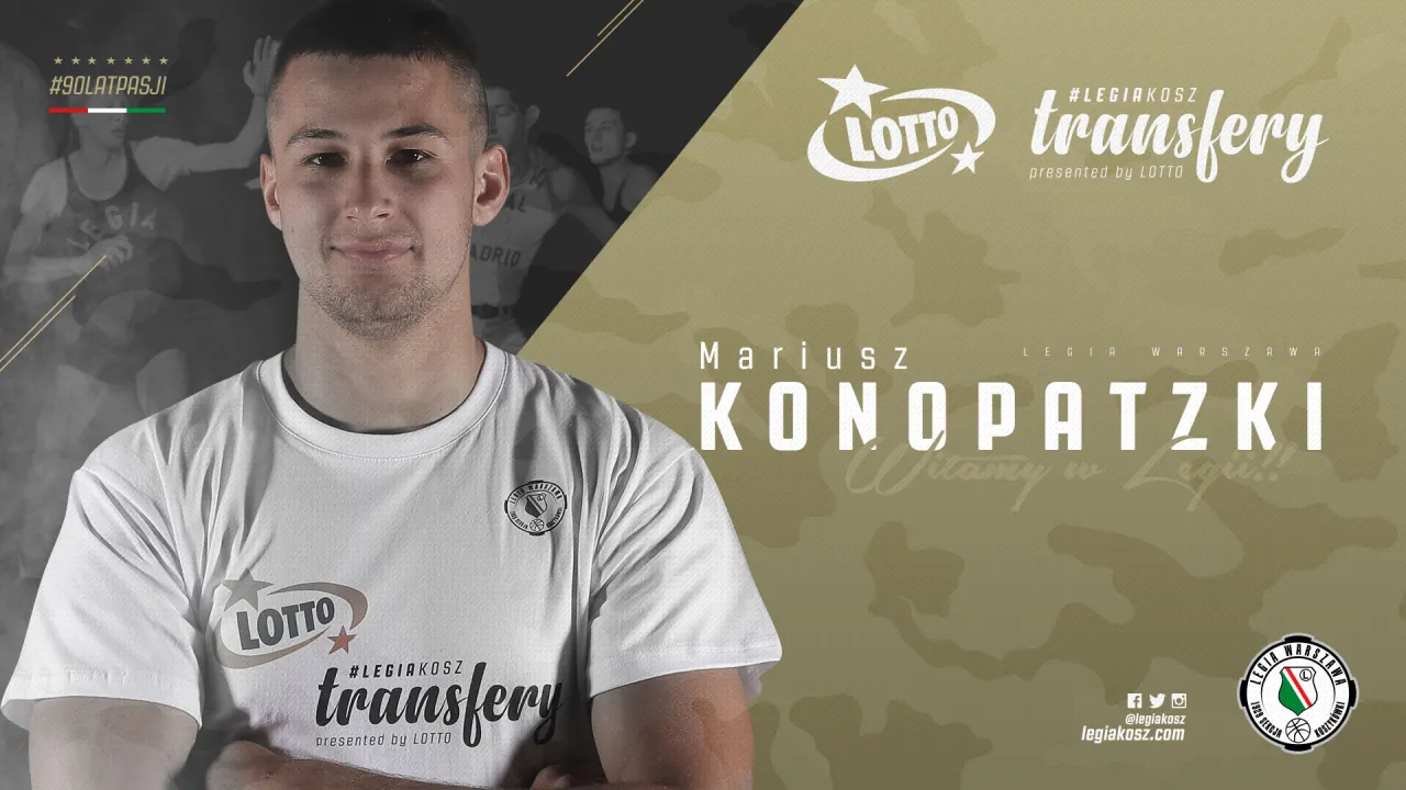 Mariusz Konopatzki zawodnikiem Legii