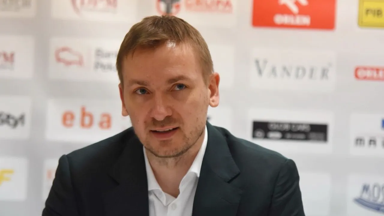 Konferencja po meczu Legia - Miasto Szkła