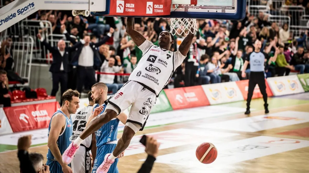 Legia Warszawa 93:68 Górnik Zamek Książ Wałbrzych