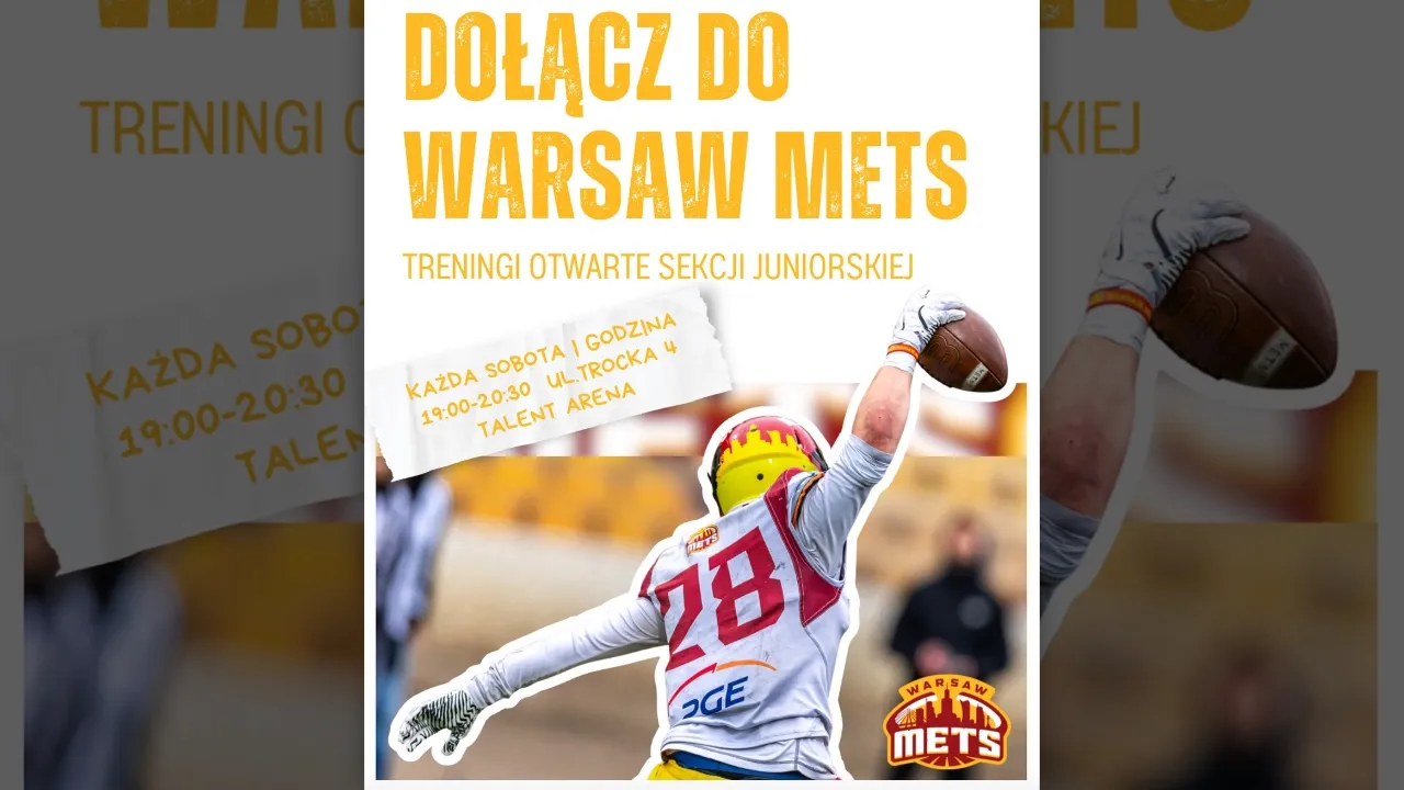 REKRUTACJA do sekcji Juniorskiej Warsaw Mets!