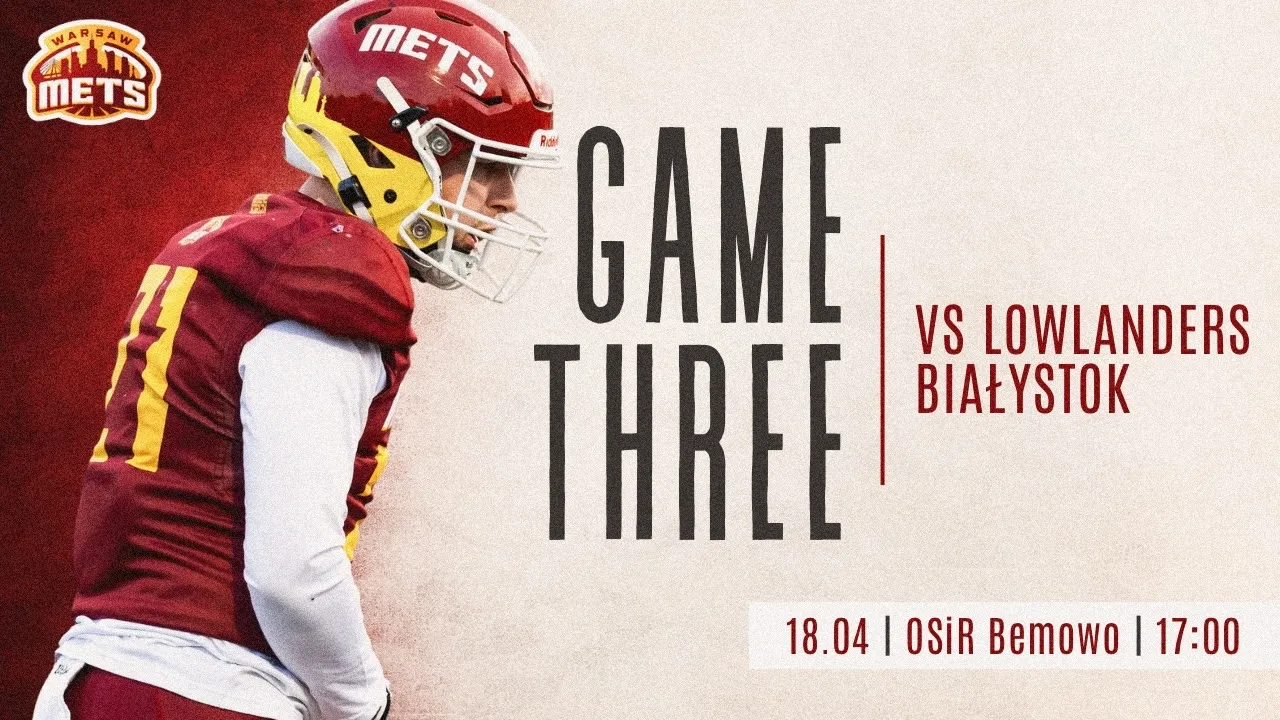 Zapowiedz meczu: Warsaw Mets vs Lowlanders Białystok