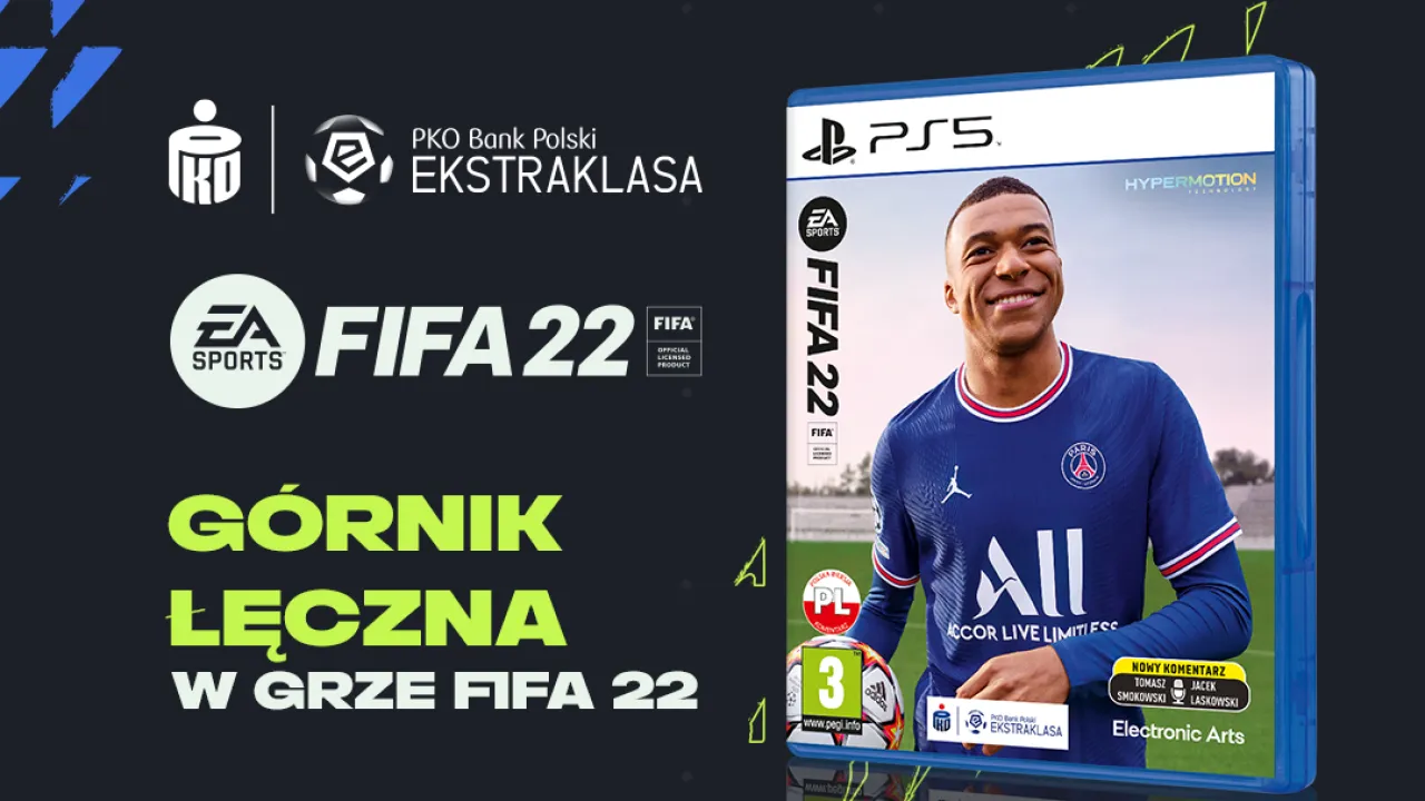 PKO Bank Polski Ekstraklasa w grze EA Sports FIFA 22