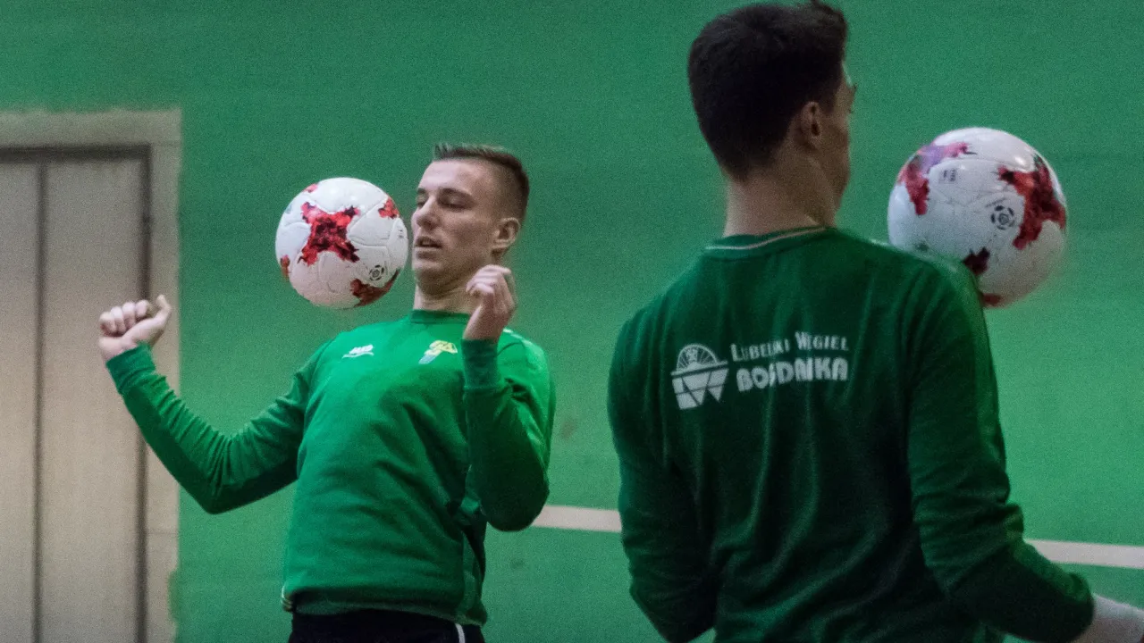 Górnicy w Uniejowie. Kadra na obóz