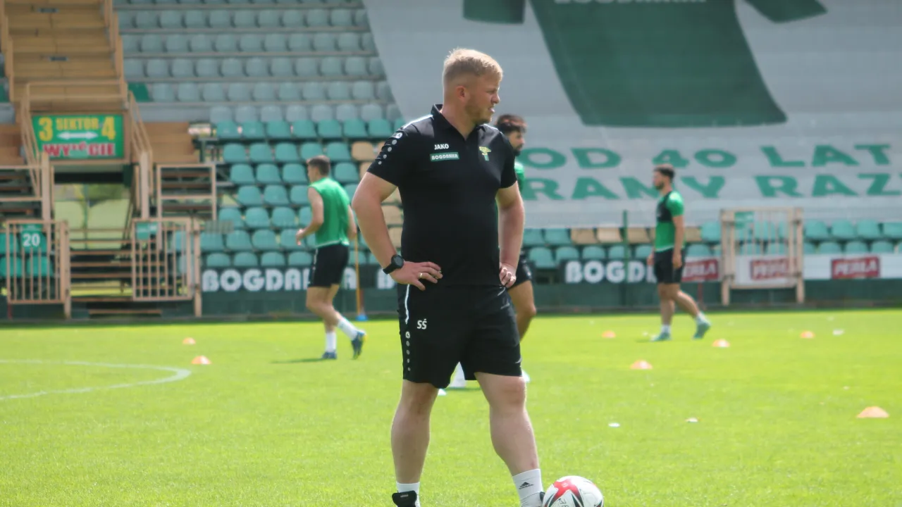 Paweł Babiarz przed meczem #GKŁRES