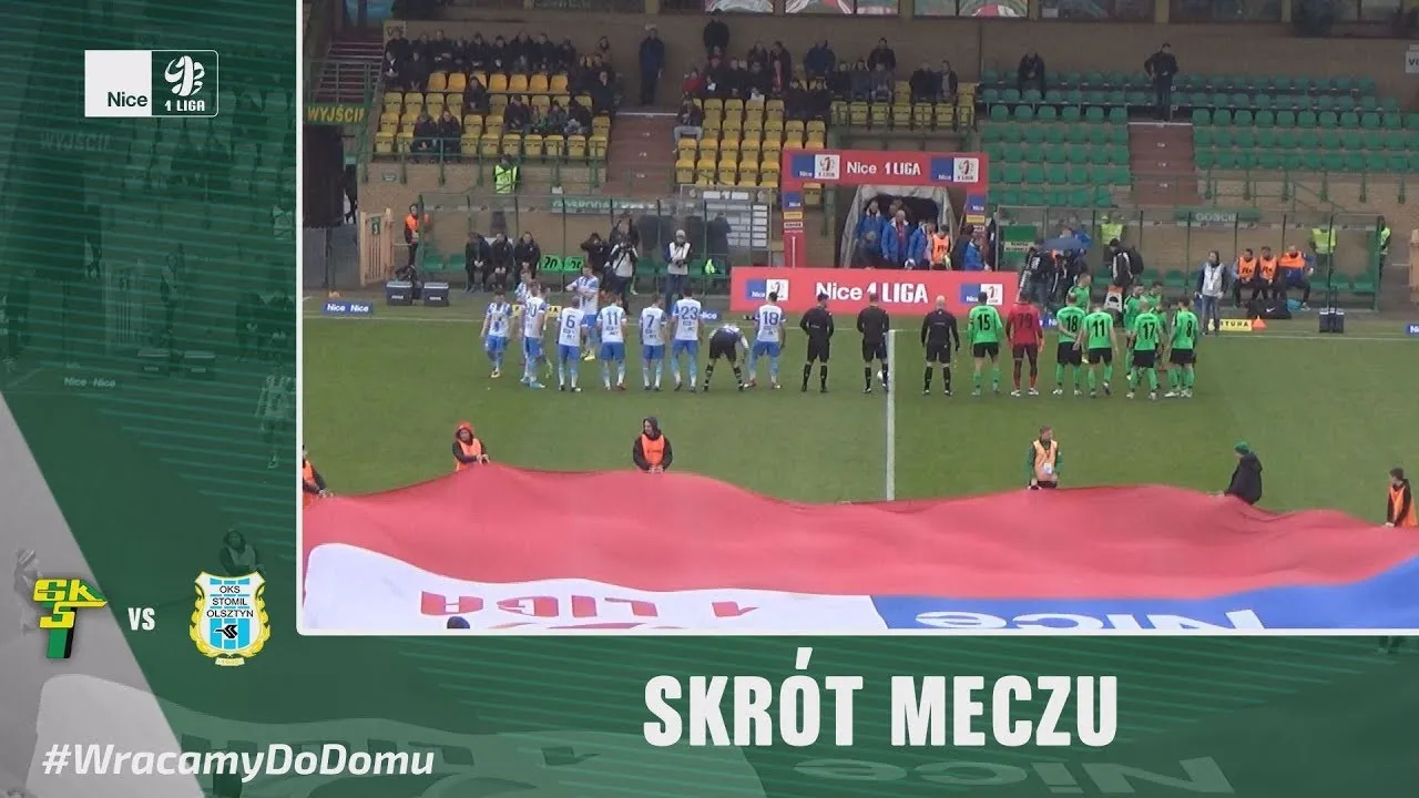 [VIDEO] Skrót meczu: Górnik Łęczna – Stomil Olsztyn 1:1