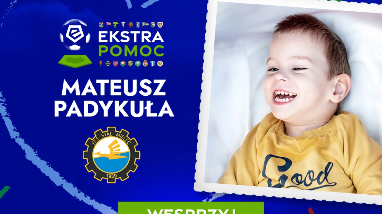 #EkstraPomoc: Stal Mielec wspiera 3-letniego Mateusza
