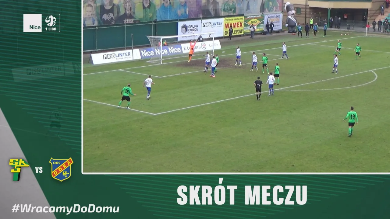 [VIDEO] Skrót meczu: Górnik Łęczna – Odra Opole 0:3