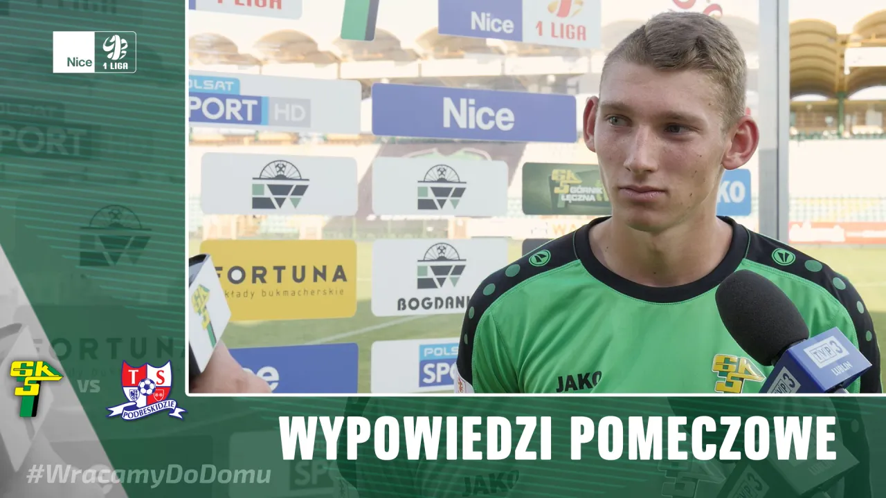 [VIDEO] P.Szysz: Najważniejsza jest drużyna
