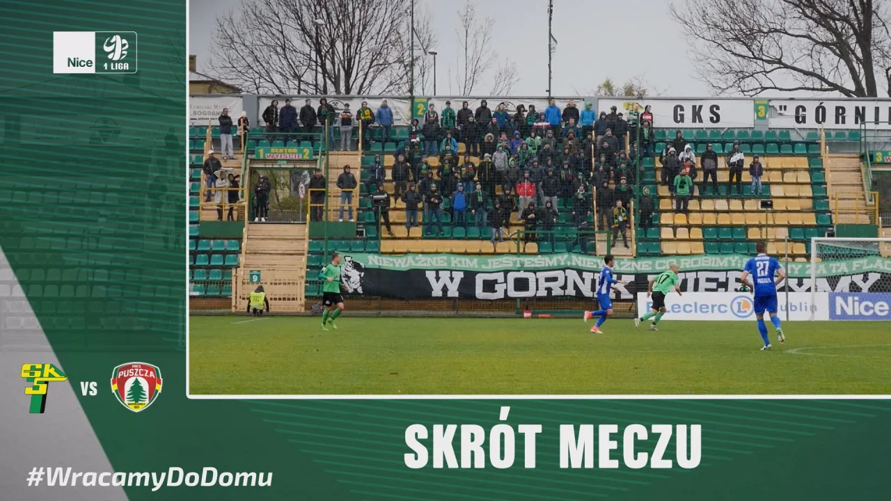 [VIDEO] Skrót meczu: Górnik Łęczna – Puszcza Niepołomice 0:1