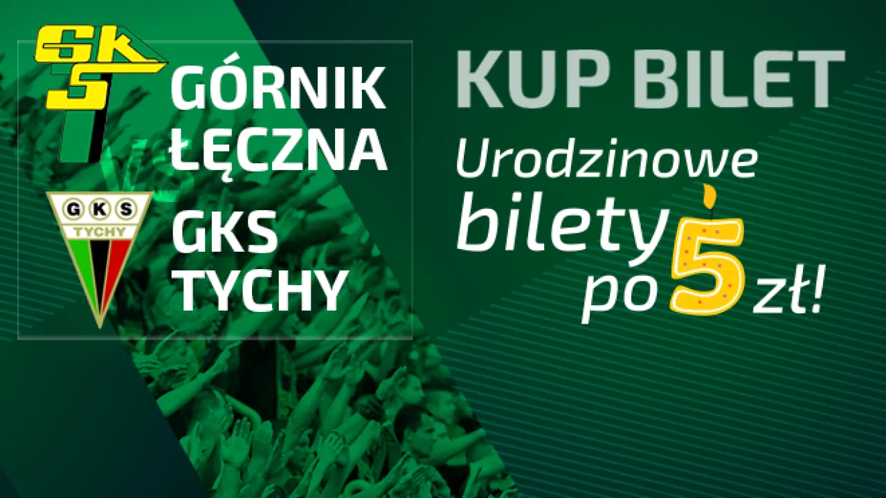 Bilety na mecz z GKS Tychy po 5 zł!