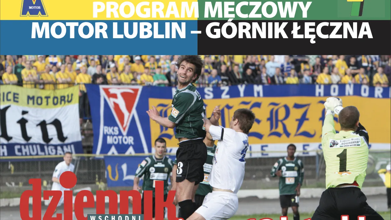 Program meczowy na mecz Motor – Górnik