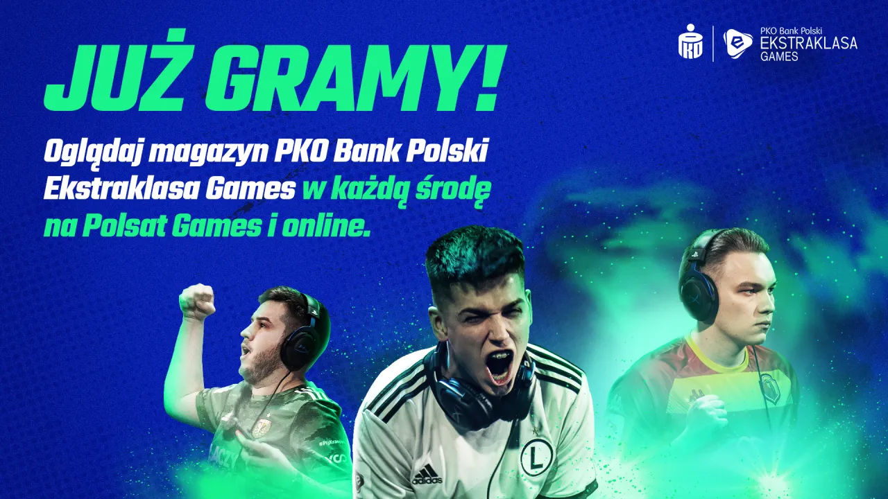PKO Bank Polski Ekstraklasa Games startuje z magazynem ligowym na Polsat Games i w kanałach on-line