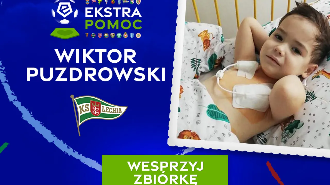 #EkstraPomoc: Lechia Gdańsk wspiera 2-letniego Wiktora