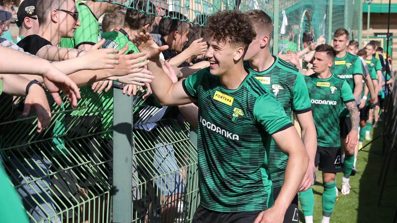 Uczeń SMS-u z debiutem w Fortuna 1 Lidze. Kacper Żabiński po swoim pierwszym występie