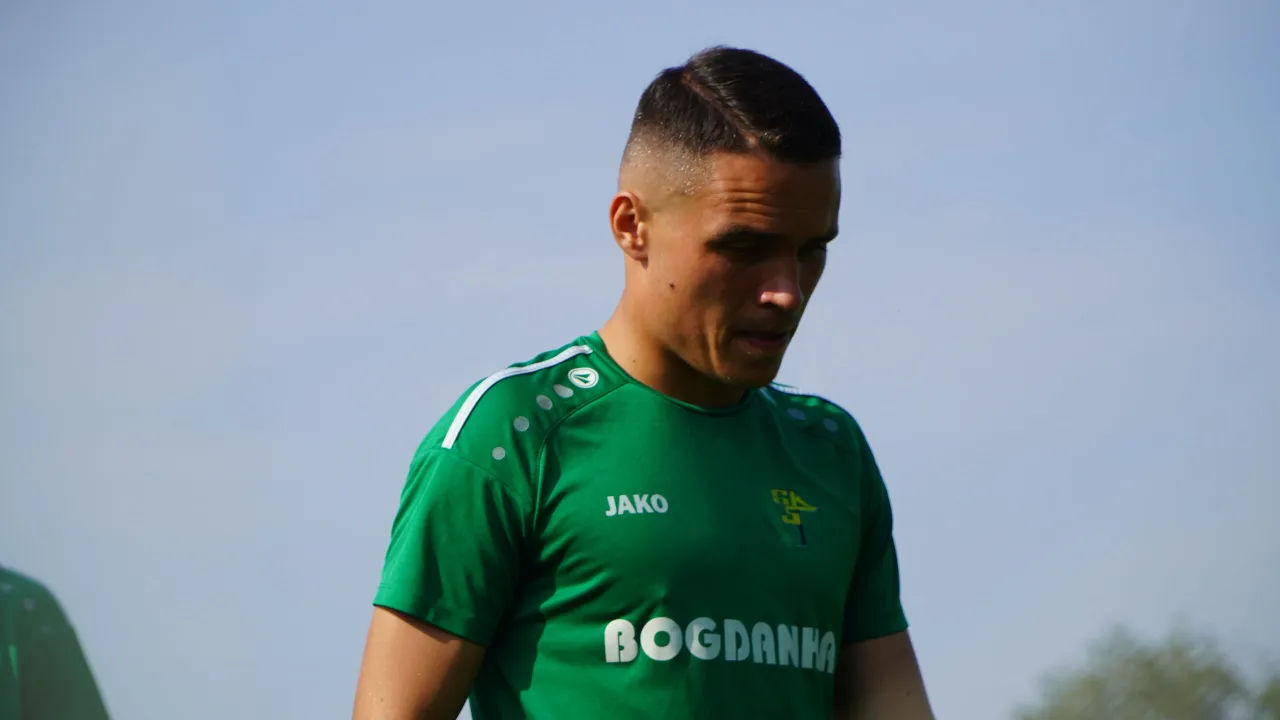 Szymon Drewniak przed meczem z Górnikiem Zabrze