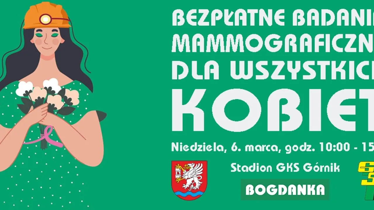 Górnik dla kobiet: Bezpłatne badania mammograficzne