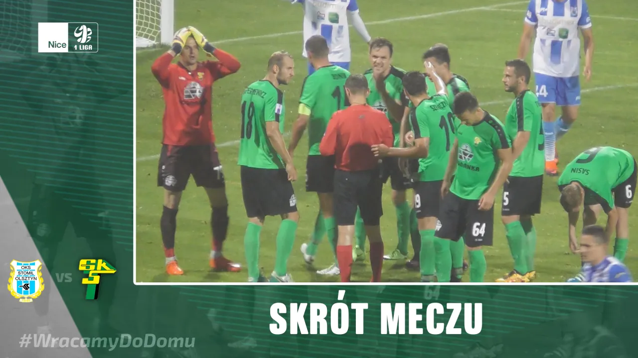 [VIDEO] Skrót meczu: Stomil Olsztyn – Górnik Łęczna 2:1