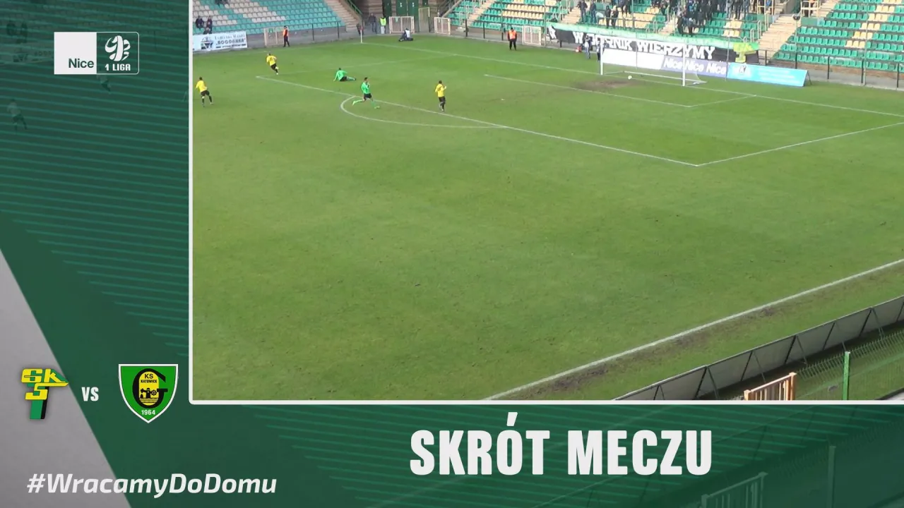 [VIDEO] Skrót meczu: Górnik Łęczna – GKS Katowice 1:3
