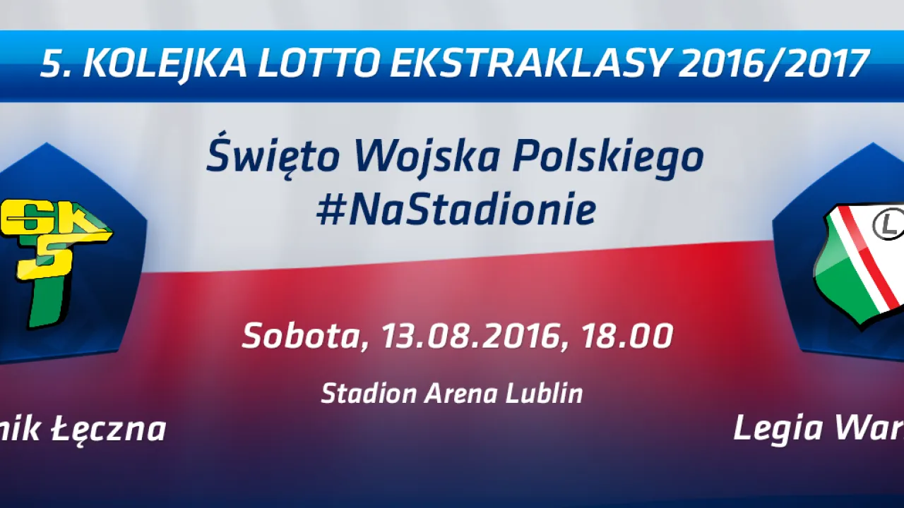 Obchody Święta Wojska Polskiego na meczu z Legią