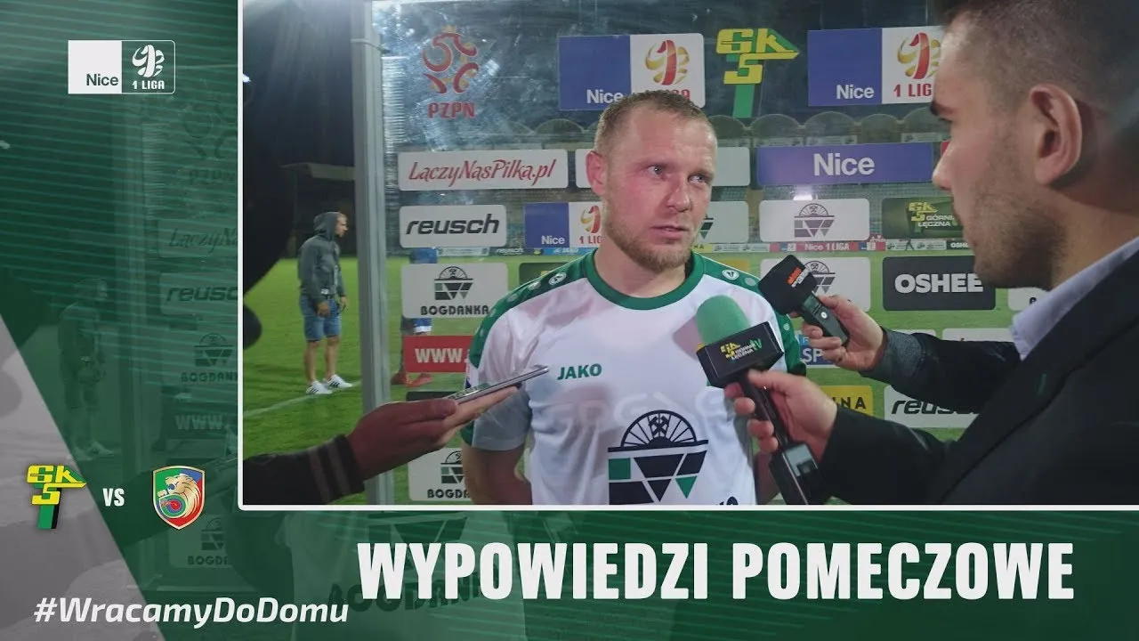 [VIDEO] A.Łuszkiewicz: Za szybko straciliśmy bramkę