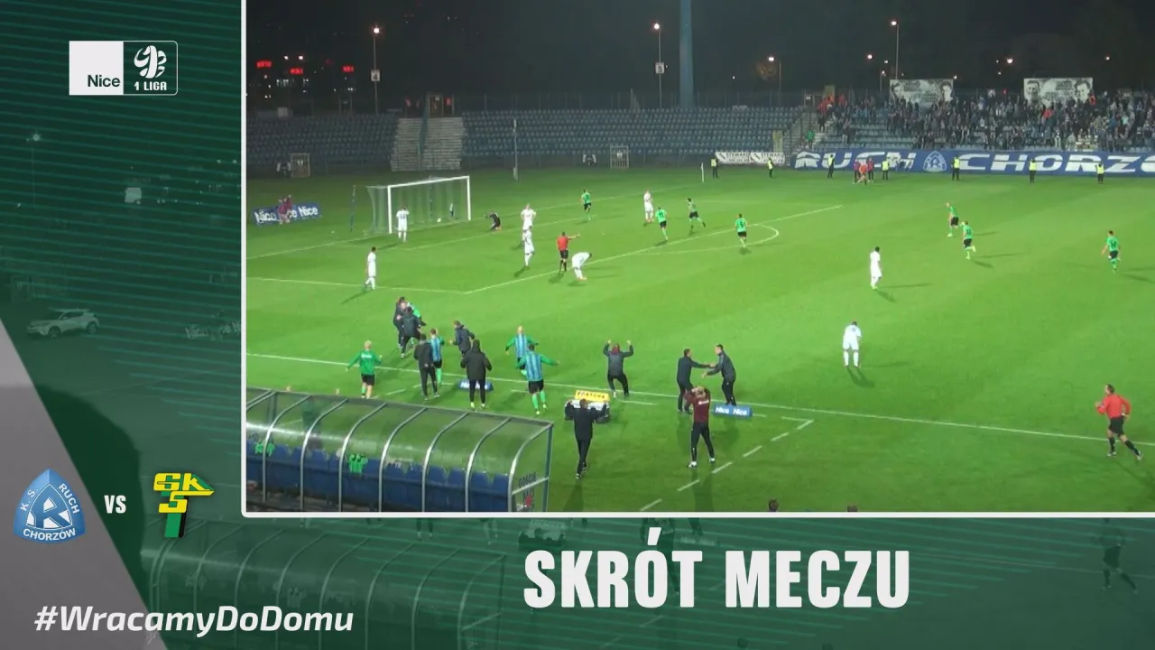 [VIDEO] Skrót meczu: Ruch Chorzów – Górnik Łęczna 1:2