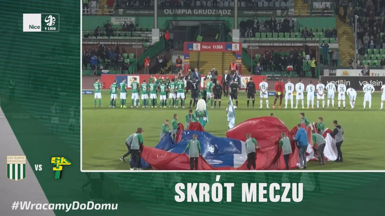 [VIDEO] Skrót meczu: Olimpia Grudziądz – Górnik Łęczna 1:0