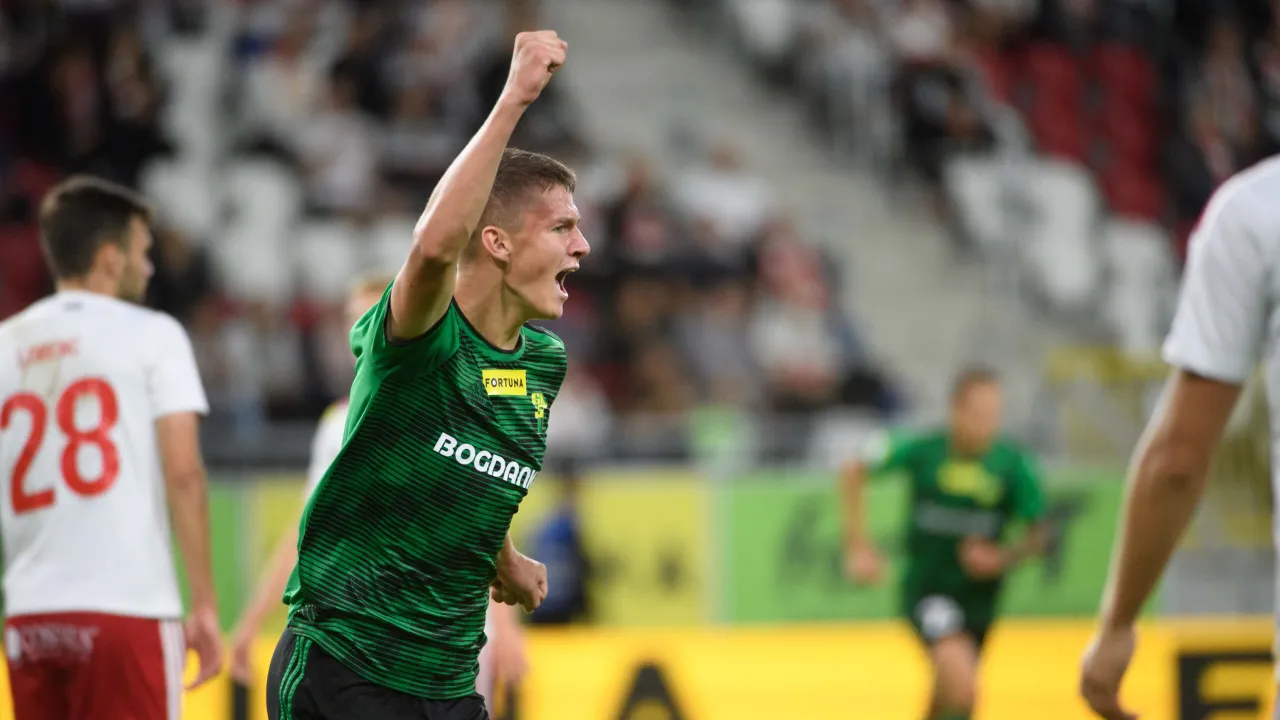 45 minut Dawida Tkacza w meczu reprezentacji Polski U-18