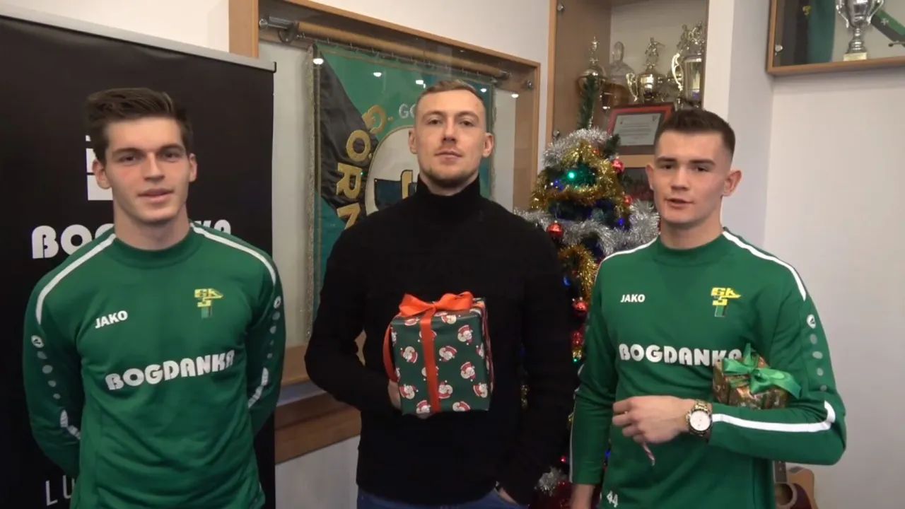 [WIDEO] Świąteczne życzenie od bramkarzy Górnika