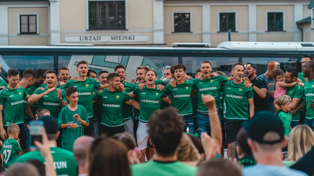[FOTO] Łęczna świętowała awans razem z Górnikiem