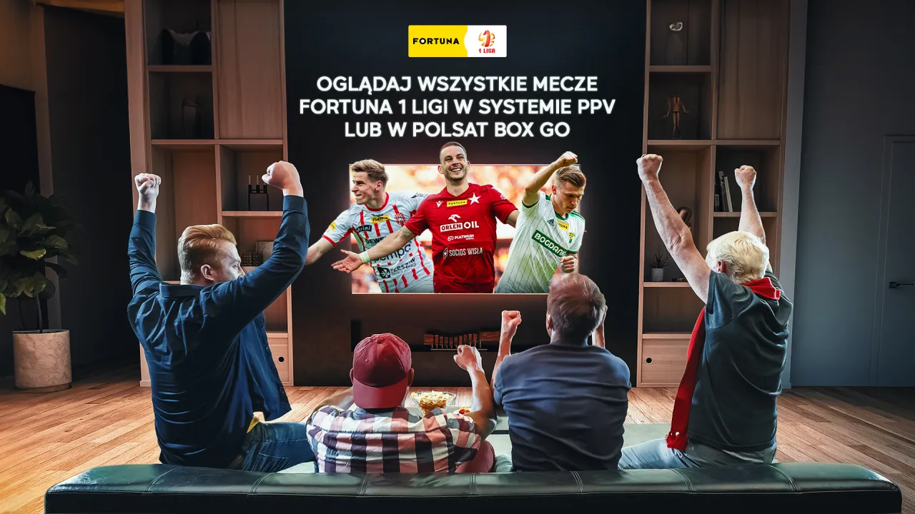Wszystkie mecze Fortuna 1 Ligi ponownie na Polsat Box Go i w PPV